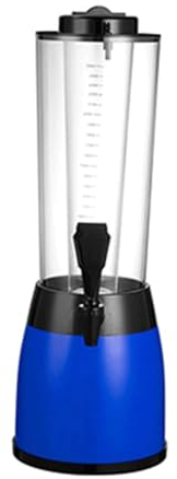 Girafe à Bière,Tireuse à Bière avec tube de glace et éclairage LED, for une utilisation dans un bar à domicile(Color:Blue)