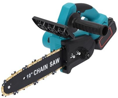 Motosierra de litio recargable de 10 pulgadas Motosierra eléctrica Batería Motosierra inalámbrica Mano Sierra 3500r/min