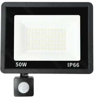 Reflector LED con Sensor de movimiento PIR, proyector Exterior impermeable IP66 de 220V, 100W, 50W, 30W, 20W y 10W, lámpara de pared(20W)