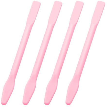 KIBBEH Bastoncini di cera per sopracciglia, in silicone, riutilizzabili, per la casa | Silicone per salone, corpo, cera dura, antiaderente, confezione da 4, pratica