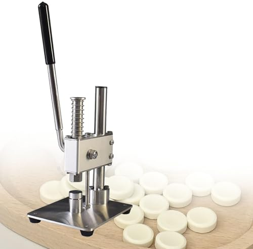 RSQQL Manuelle Tablettenstanzpresse, DIY-Tablettenpresse for Milchtabletten, Bonbons, Zuckerpillen, Tablettenpresse for Zuhause und die Küche mit Form