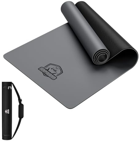HAPBEAR Yogamatte XXL- Extra Groß Breit Yoga Matte, Sportmatte Fitnessmatte Rutschfest 198cm x137cm/183cm x122cm/183cm x116cm,Ultra Haltbar, Gymnastikmatte für Pilates, Gym, Zuhause, Workout