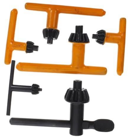 LIFKOME 6pièces Clé De Mandrin à Poignée De Pouce Pour Perceuse Électrique Remplacement De Clé De Mandrin Diamètre Ajustable Pour Outils De Serrage