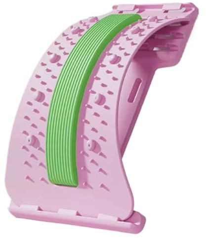 Estirador De Espalda, Camilla De Espalda Con Soporte Ajustable De 3 Niveles Tabla Lumbar, Tabla De Columna Vertebral Ajustable, Para Aliviar El Dolor, Relajar Y Liberar