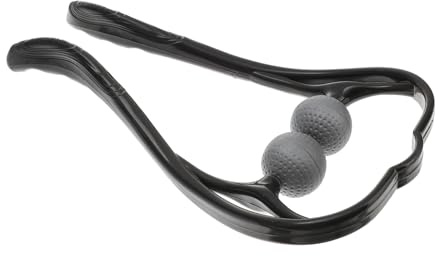 Veemoon Masajeador Cervical Portátil Ergonómico y Profesional Dispositivo Manual Desmontable para Masaje Profundo del Cuello Ligero y Compacto para Muscular y Uso Casa o Viaje