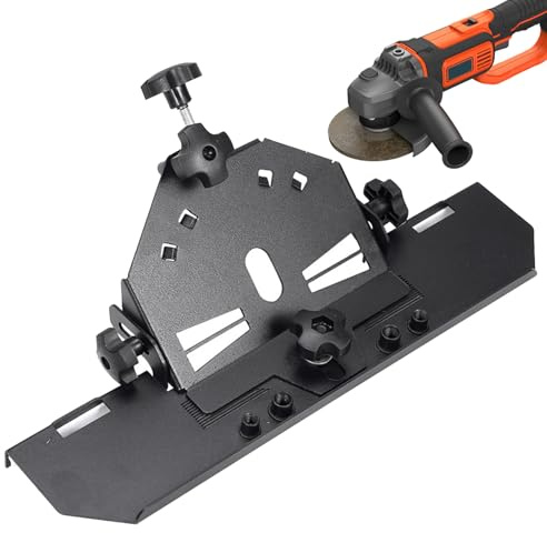 Smussatrice Piastrelle Professionale - Acciaio Resistente Smerigliatrice Angolare 115 125, Tagliapiastrelle Ceramica Angolo Regolabile | Supporto Tecnico Manuale Per Tagli Smaltati 45 Gradi