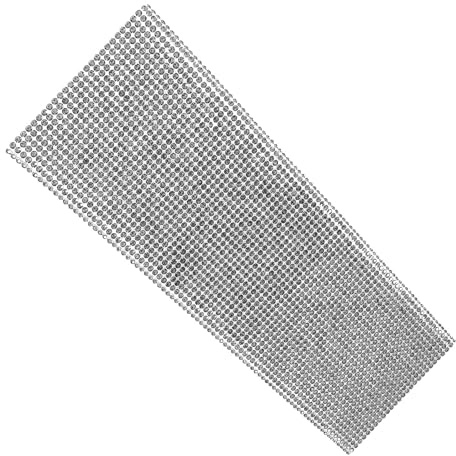 BRIGHTFUFU Custodia per Microfono Argento Strass Brillanti, Copertura Protettiva e Confortevole per Manico Microfono Wireless, Design Creativo per Karaoke e Feste