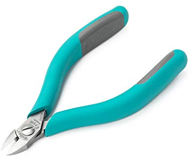 Weller Erem 2422E Präzisions-Seitenschneider mit Hochpräzisen Schraubsystem für Leichtes Betätigen Ohne Überlappen der Backen, Ohne Wate (Flush), 130 mm
