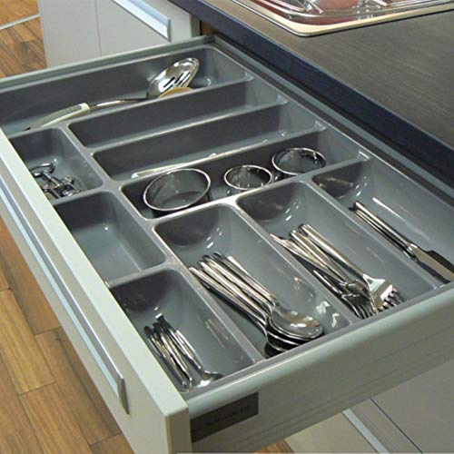 FittingsCo Plastic Cutlery Tray to Suit Blum Kitchen Utensil Drawers 415mm x 422mm x 60mm