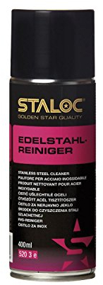 STALOC Edelstahl-Reiniger | reinigt, pflegt und schützt Edelstahl-Oberflächen | 400 ml
