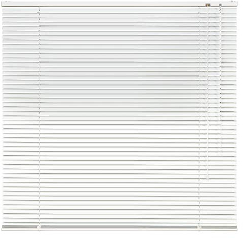 Aluminium Jalousie Alu Jalousette Klemmfix Fenster Tür Rollo ohne Bohren Lamellen Vorhang Weiß Silber Breite 40 bis 240 cm Länge 130 cm 160 cm 220 cm Metall Klemmhalter Sonnenschutz (170 x 160 cm)