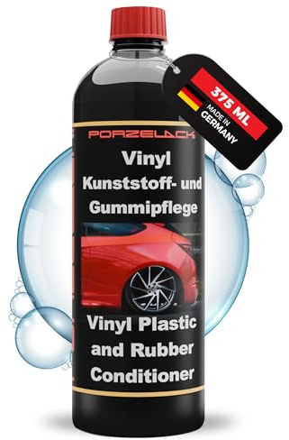 Porzelack® Gummipflege & Kunststoffpflege 375ml - 2-in-1 Auto Aussen Pflege für Gummi & Kunststoff - Schutz vor Kälte & Witterung - Für die Tür & Rest