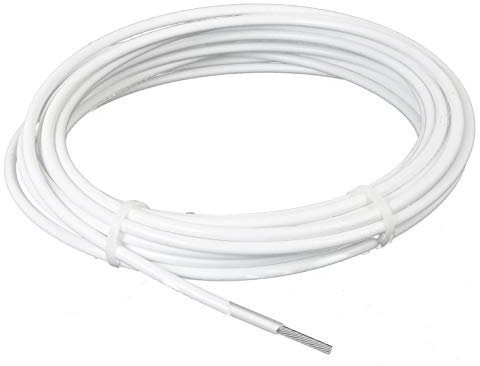 Câble INOX A4 Gainé Blanc 7x7 - Différent Ø - Main courante Garde Corps Bateau (Couronne Ø 4-6mm 70m)