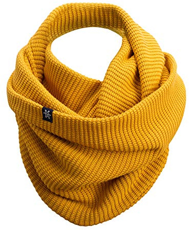 Manufaktur13 Knit Loop - Schlauchschal, Strick Loop mit Waffle Knit Muster, Wollschal/Langschal in versch. Farben erhältlich (M13)