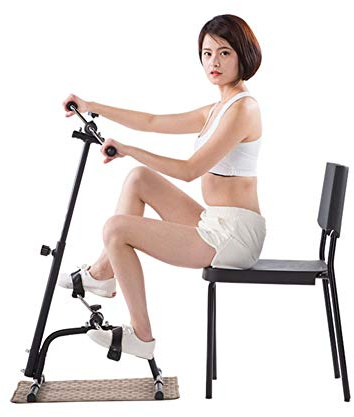 Ganzkörpertrainer - zu Hause sitzender Pedaltrainer, Heimtrainer und Oberkörpertrainer, perfekt für Ihr Heim-Fitnessstudio, Kreislauf-Booster-Ausrüstung, verbessern Sie Ihre kardiovaskuläre Fitness