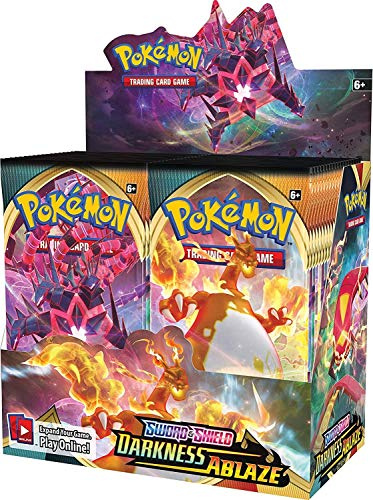 Pokémon Sammelkartenspiel - Schwert und Schild 3 Finsternis Ablaze - Booster Display