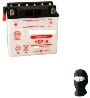KOMPATIBEL MIT P IAGGIO Skipper 125 1993 A 1997 UASA Batterie BEREITS EINSATZBEREIT YB7-A 12V / 8AH BATTERIEN FÜR DEN MOTORSTART SPEZIFISCHER Motorrad-Roller
