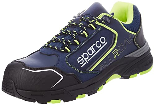 Sparco - Allroad Sochi - ESD S3S SR FO HRO - Scarpe Antinfortunistiche Metal Free con Puntale in Composito - Tomaia Idrorepellente - Suola Antiscivolo e Resistente al Calore da Contatto - 45 EU