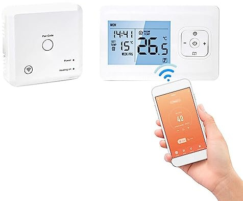 WIFI Smart Thermostat Programmable LCD Thermostat For Gas Boiler/Hot Water Heating System, Room Temperature Controller, Work with Tuya/Smart Life