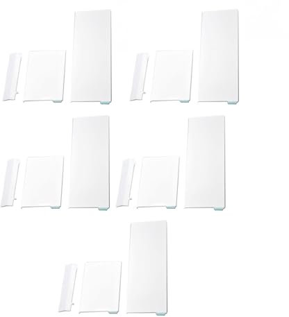 MOOKEENONE Set di coperchi per slot porta (15 pezzi), 3 parti di ricambio per slot per porta epair parte copertura slot per console di gioco Wii