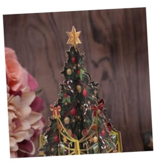 HAPINARY Weihnachtskarten Grußkarten Weihnachtskarten Geschenkgrußkarten Feiertagsgrußkarten Neujahrskarten Pop-up Mit Stereoeffekt-design Aus Papier