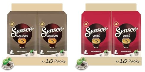 Senseo 800 Dosettes (Classique, Corsé)
