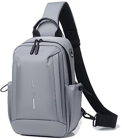 FANDARE Herren Brusttasche Männerhandtasche Umhängetasche Herren Brustbeutel City Bag Shoulder Bag Men Herrenhandtasche Crossbody Bag Schultertasche für Reise Crossbody Pack Wasserdicht
