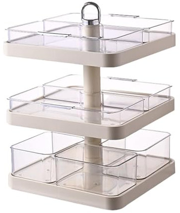 Snack Serving Tray - Rotating Snack Tray, Removable Serving Bowls | 360 Degree Rotating Hot Pot, Multilayer Serving Tray, Snack Bowl Organizer for Dried Fruits, Party Side Dishes, He
