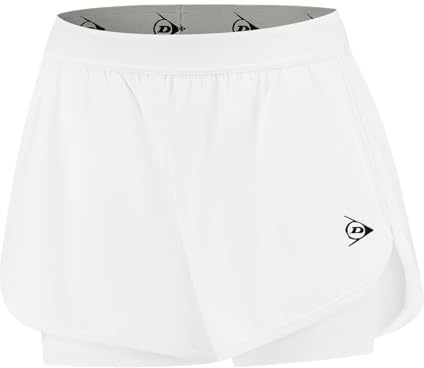 DUNLOP Club damshorts, vit, L, Vitt, L