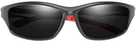boseucn Fahrradbrille Herren Damen Unisex Sport Sonnenbrille Polarisierte Laufbrille Outdoor MTB Rennrad Radfahren Biking Ski Fahrradlaufen Schutzbrille Sportbrille mit Brillenetui Radbrille