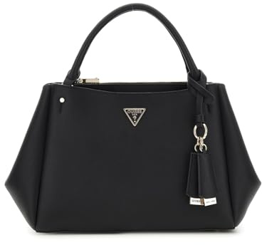 GUESS Nastra Multi Comp Satchel Black