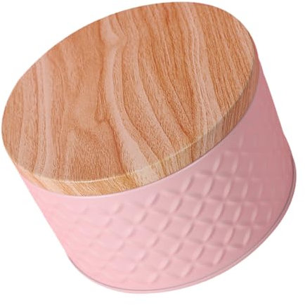 DOITOOL Scatola Di Snack Da Forno in Ferro Rosa Per Ragazzo Ragazza, Contenitore Per Merenda, Scatola Di Biscotti e Caramelle, Resistente e Riutilizzabile Per Dolci e Snack Natalizi