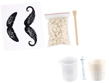 VILLFUL 1 Set Kit D'épilation des Poils de Nez Ensemble de Poils de Nez Cire D'épilation pour Hommes et Femmes Utilisation Professionnelle Domicile Bâtonnets