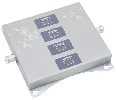 Ripetitore Di Segnale A Quattro Bande 2G 3G 4G LTE 800/900/1800/2100 MHz Amplificatore Cellulare Mobile Telefonico Band20/8/1/3 GSM DC Copertura più ampia