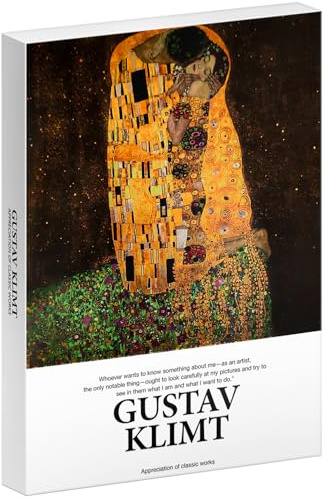 Berkin Arts 30 konsttrycksvykort retro vintage europeisk klassisk oljemålning i låda vykort, Impression postkontor kreativ festival välsignelse gratulationskort (KLIMT)