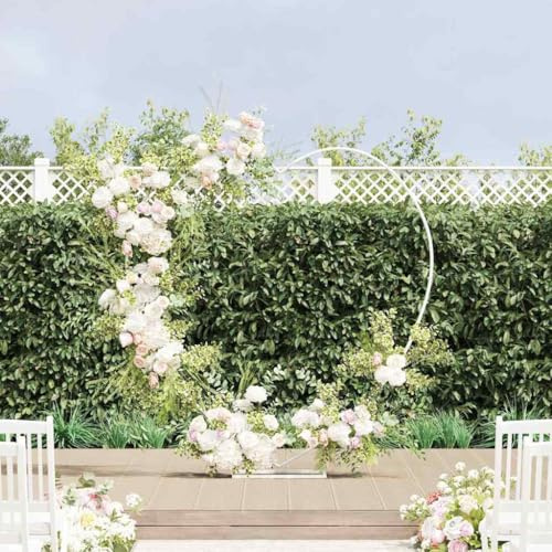 Générique Arche de Mariage Blanc 195 x 35 x 211 cm Acier,Maison & Jardin,Pelouses & Jardins,Vie en extérieur,Structures extérieures,Arches, treillages & pergolas de Jardin,42023033