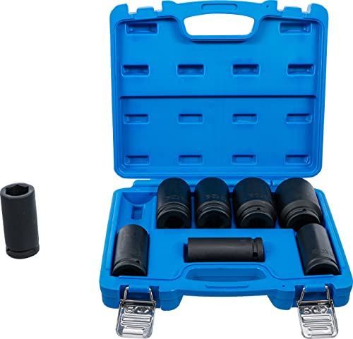 BGS Kraft-Steckschlüssel-Einsatz-Satz, extra tief 3/4 - SW 22-38 mm