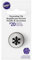 Wilton Douille à Pâtisserie #2D pour Fleur en Aplat, Douille Professionnelle Métallique Buse de Glaçage Réutilisable pour la Décoration de Gateaux, Muffins et de Cupcakes, Silver