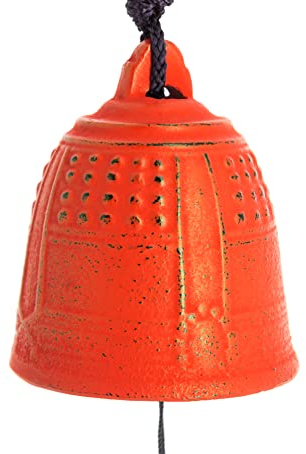 Iwachu MM27025WR - Campana di Feng Shui, Grande, 40 cm, Colore: Rosso