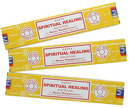 Satya Nag Champa Lot de 3 paquets de bâtons d'encens spirituel
