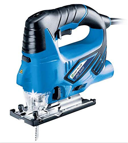 Jigsaw Tool, 800W Jig Saw Cutting in Wood 100mm Plastic 30mm Metal 10mm Multi-Functional Cutter 800-3000rpm Variable Speed with with Laser & LED, Wood Steel Saw Blade, 2M Wire