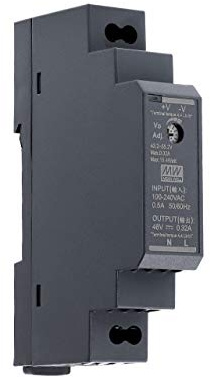 48 VDC | 0,32 A | 15,4 Watt | Mean Well HDR-15-48 Hutschienen-Netzteil DIN-Rail