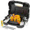 DEWALT 11-tlg Lochsägen-Set Bi-Metall Extreme, Elektriker-Set (Schneiden aus HSS-Stahl für Schnitte in Holz, Metall & Kunststoff, aggressives Zahndesign, für hohe Materialstärke, inkl. Koffer) DT90354
