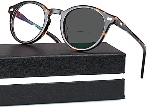 Gafas de Lectura Bifocales BDXZJ, Gafas de Sol Multifocales Progresivas para Exteriores, Gafas de Lectura Fotocromáticas Dioptría +1.50 Dark Spot