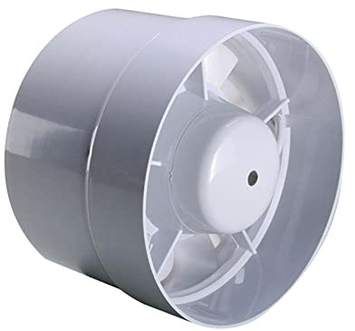 Rohrventilator Inline-Abluftventilator 125 mm rohrlüfter rohrventilator Inline Rohrventilator Abluft Zuluft Industrielüfter Leise,Für Bad,WC,Küche,Gewächshaus,Zelt,Garage
