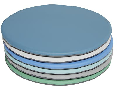 ECR4Kids SoftZone Colorful Floor Pads, Round, Flexible Seating, Contemporary, 6-Piece