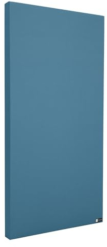 Bluetone Acoustics Wall Panel Pro - Professionel Schallabsorber - Akustikpaneele für die Raumakustik - Akustikplatten und absorber - Acoustic Panel - Akustikelemente (100x50x5cm, Meeresblau)