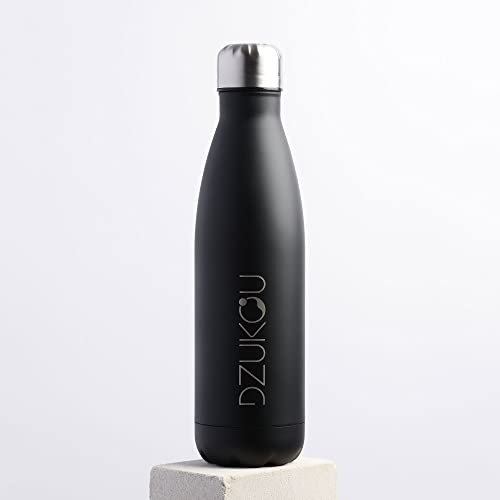 Dzukou Mechuka Edelstahl-Thermosflasche - 500 ml, BPA-frei, auslaufsicher - Thermosflasche für Soda, Sport, Universität, Schule, Fitness, Outdoor, Camping, hält 12 Stunden kalt und 7 Stunden warm.