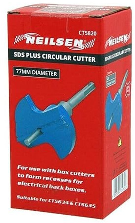 ReTaaj Tungsten Carbide Twin Masonry Circular Saw Blade, SDS Plus, 77mm, For Brick, Block Work, CT5820