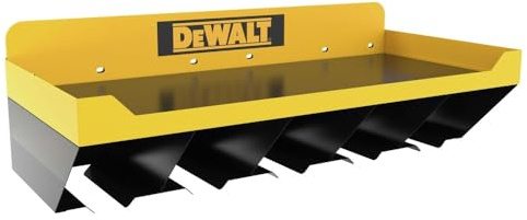 DEWALT Werkzeug-Organizer, Elektrowerkzeug-Aufbewahrungsregal, hält bis zu 5 Werkzeuge, 45,4 kg Kapazität, kompatibel Werkstatt-Aufbewahrungssystem (DWST82822)